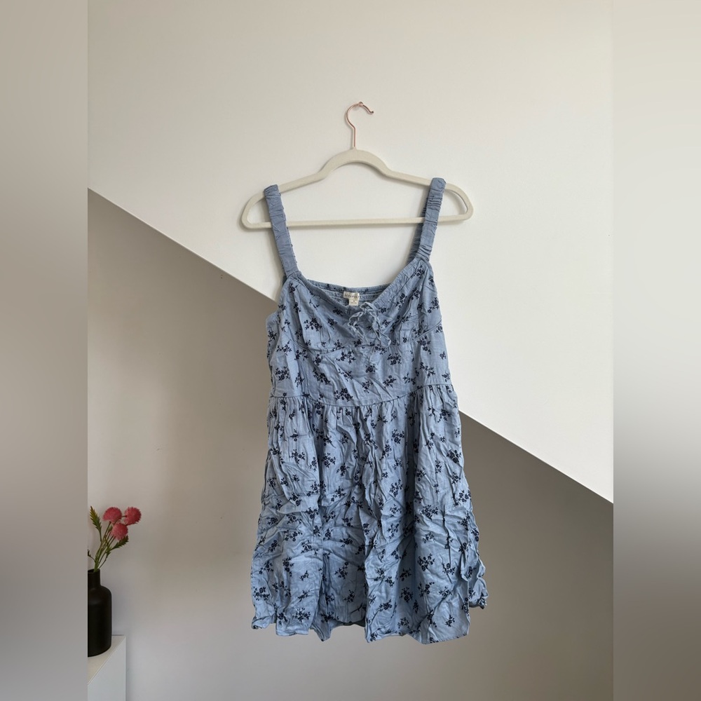 Aeropostale Blue Floral Mini Dress